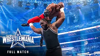 full match bobby lashley vs omos wrestlemania 38 sunday