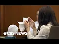 Lindsay Clancy cries during murder trial as jurors view autopsy photos of her youngest child