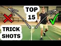 Download Lagu TOP 15 BADMINTON TRICK SHOTS (USEABLE)