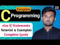 Mastering the else if Statement in C Comprehensive Tutorial Examples Tutorial