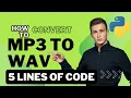 How To Convert MP3 to WAV Using Python by LittileOne7
