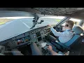 AIRBUS CAPTAIN POV (POINT OF VIEW) LANDING FUNCHAL 🇵🇹 (FNC) / MADEIRA RUNWAY 05