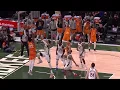 Giannis Antetokounmpo CRAZY block on Deandre Ayton