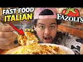 FAST FOOD ITALIAN TRYING FAZOLIS IN 2026