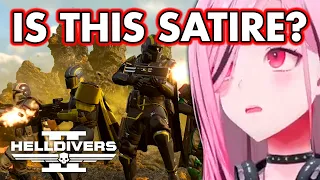 Calli s Reaction to Helldivers 2 Launch Trailer Hololive EN