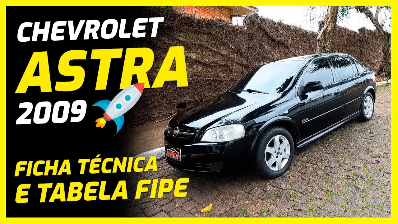 Astra Advantage 2.0 2009 | FICHA TÉCNICA E TABELA FIPE