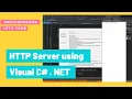 Create a Simple HTTP Server Visual C NET