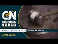 CNUSD Board of Education Study Session - June 9 2026