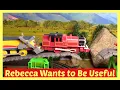 Thomas and Friends Accidents will Happen | Rebecca comes to Sodor | Toy Trains Crashing each other