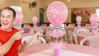 ¡Nadie Cree Que Este Centro de Mesa Sea Tan Fácil! 🎈Decoración con globos - Gustavo gg