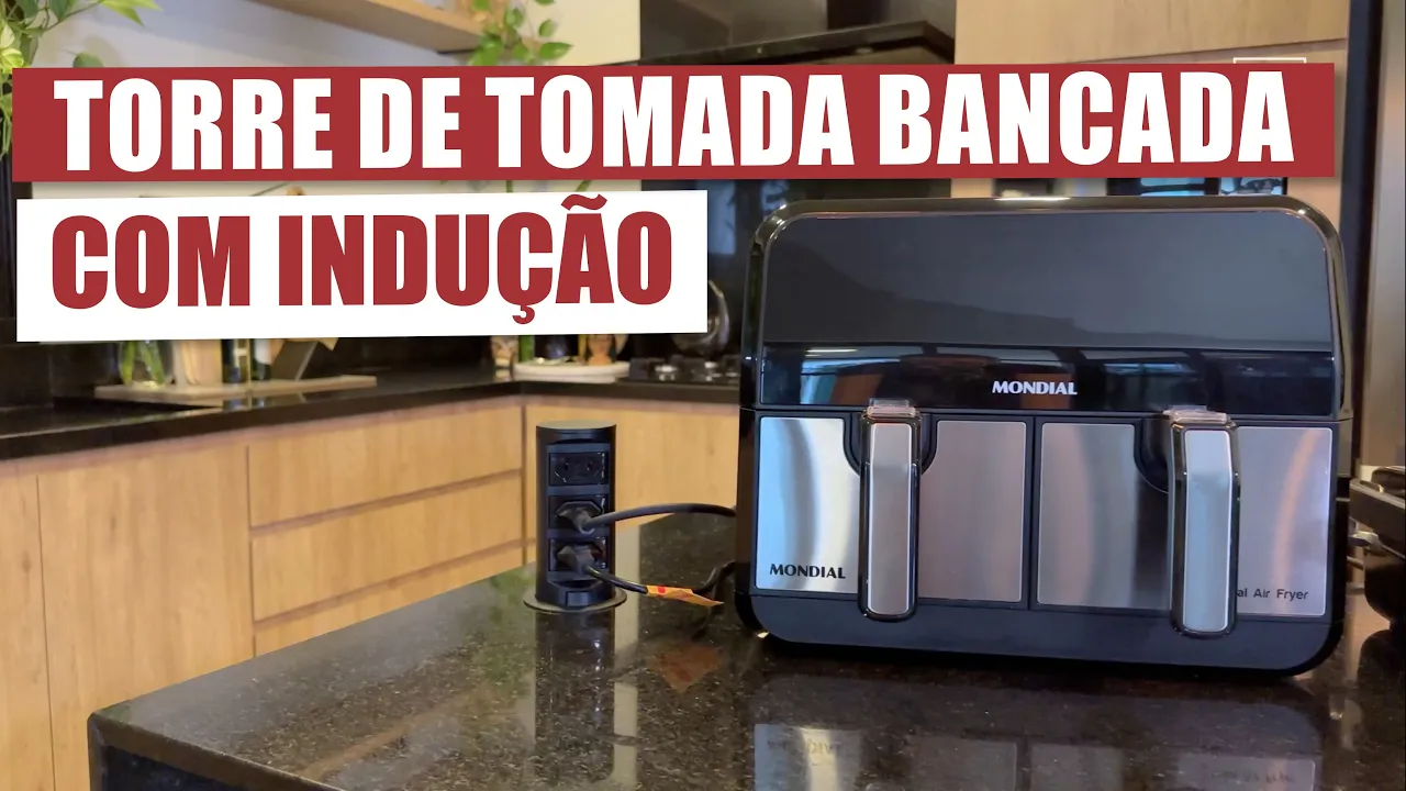 Caixa Tomada (CaixaTomada.com) — Caixa Tomada - Torre de Tomadas Retrátil para Cozinha (YouTube video ad)