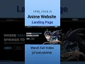 How to Create Anime Movies Website Using HTML and CSS Fast Code