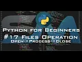 Files operation Tamil Python for Beginners S M Security