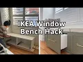 This nook NEEDS a window seat IKEA BESTA window seat hack