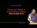 IMSE881 Linear Programming Lecture5 -