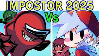 Friday Night Funkin VS Impostor 2025 FULL WEEK Cutscenes FNF Mod Among Us Secret 