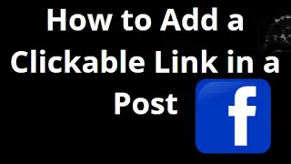 How To Add A Clickable Link In A Facebook Post Complete Guide 
