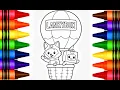 Lankybox Coloring Page for kids Boys and Girls Activity learning
