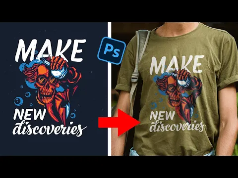 Download MP3 Best Way to Create Realistic T-Shirt Mockup in Photoshop!!