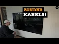 Lagu 75 inch tv ophangen doe je zo | Tv beugel installeren en kabels wegwerken