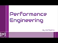 What is Performance Engineering