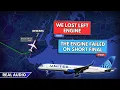 Engine failure on short final at Newark United Boeing 757 lands single engine Real ATC