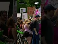 Asheville No Kings protest