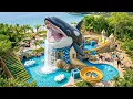 200 Days Building a Massive Fish Waterpark with Curved Slides and Pools System Using Primitive Tools