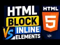 Block vs Inline Elements in HTML Explained