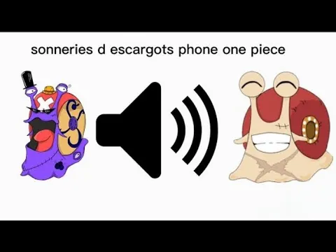 Download MP3 one piece ringtones snails phone / escargots phone one piece sonnerie MP3