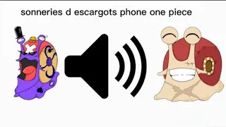 One Piece Ringtones Snails Phone Escargots Phone One Piece Sonnerie MP3 