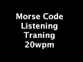 Morse Code Listening Training - Letters Numbers