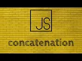 JavaScript string concatenation