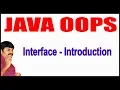 Java Tutorials Java OOPS Interface Introduction by Durga sir