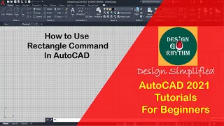 How to use rectangle command in AutoCAD - step by step method