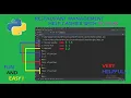 Restaurant management with python