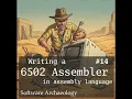 Writing a 6502 assembler in assembly language