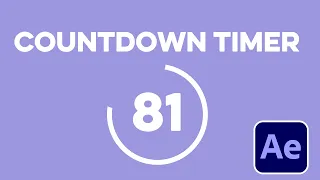 How to Create a Countdown Timer in After Effects
