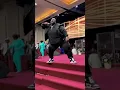 Overweight Gospel Rapper Falls Through Stage Mid performance