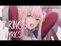 Download Lagu Nightcore - 7 Rings(Lyrics)✗