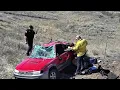 Five Butte teens survive after vehicle plummets off 40-foot cliff