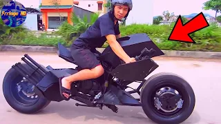 इस आदमी ने Batman वाली Motorcycle सच में बना डाली |  5 Crazy Modified Motorbikes