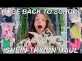 HUGE TRENDY BACK TO SCHOOL SHEIN TRY-ON HAUL 2021