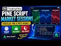 TRADING VIEW--PINE SCRIPT HOW TO FIND MARKET HOURS REGULAR PRE-MARKET POST-MARKET TUTORIAL
