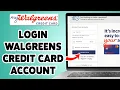 How To Login Walgreens Credit Card Account 2025 myWalgreens Credit Card Sign In Guide