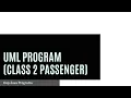 Uml Program of Flight Time Passenger in OOP Java Passenger Class Tutorial