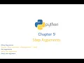 Python Step Arguments Eng
