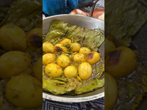 কলাপাতায় পাহাড়ি ডিম রেসিপি