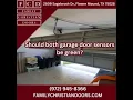 Should Both Garage Door Sensors Be Green