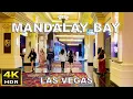 4K R Mandalay Bay Las Vegas Walking Tour 2025 Las Vegas Strip